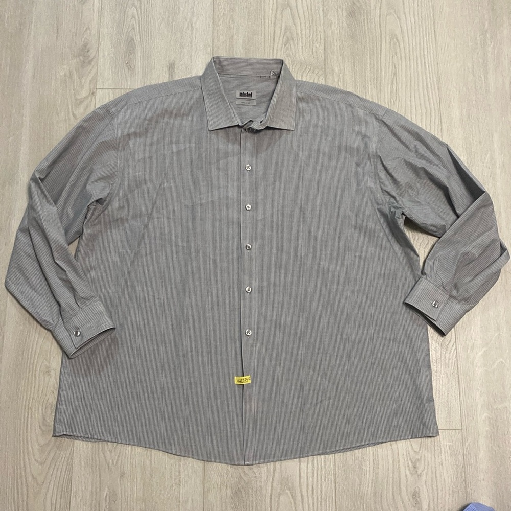 🔥BUNDLESALE 2XL 18-18.5 34/35 Unlisted regular fit button dress casual shirt